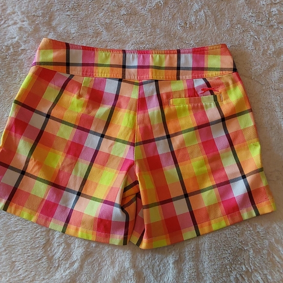 🌺 NEW Slazenger Bright Plaid Golf Shorts - Picture 6 of 9